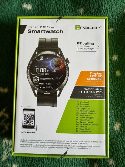 Smartwatch Tracer SM6 OPAL -NOWY-Polecam!