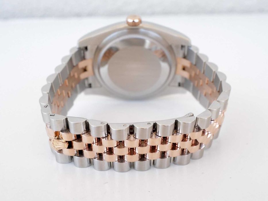 Rolex Datejust 36mm Jubilee Steel 18K Rose Gold Pink Computer Dial