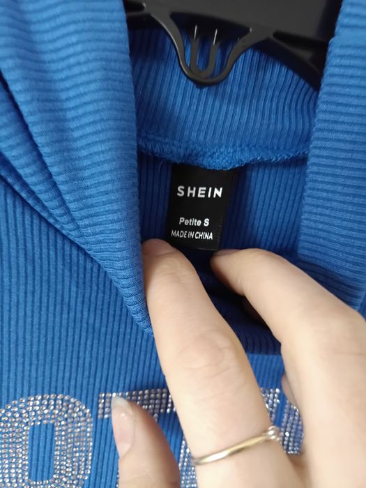 Bluzka golf na lato S niebieska nowa