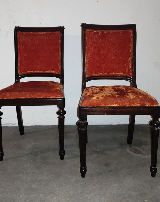 Conjunto 6 cadeiras sala de jantar vintage