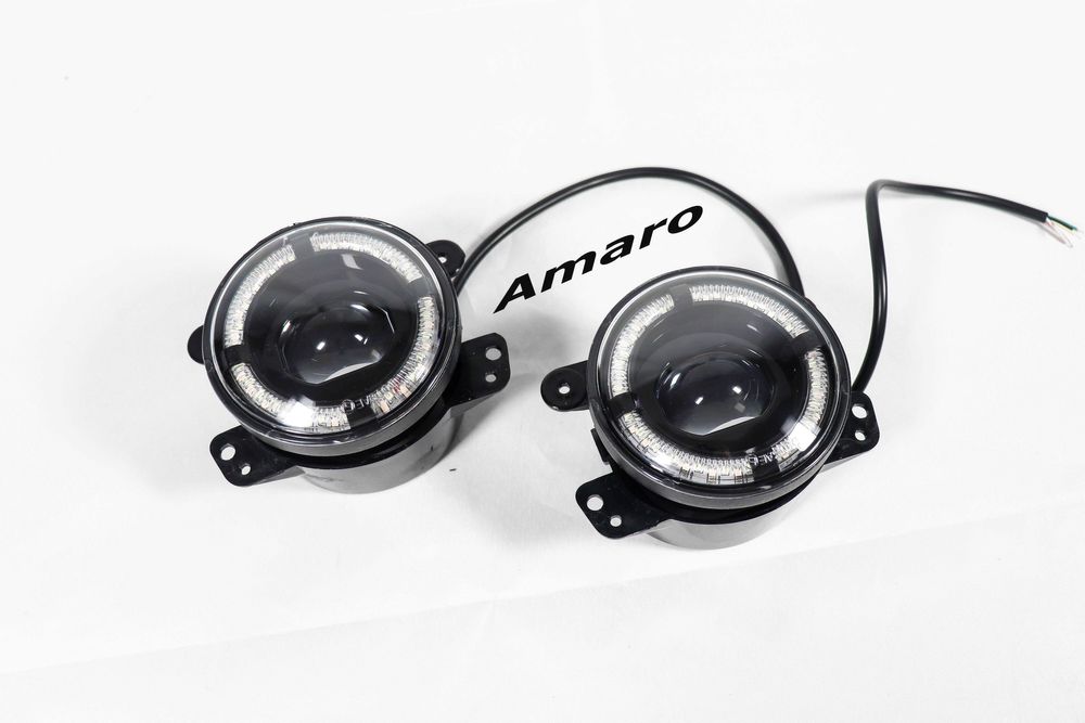 2 Farois de Nevoeiro em Led/Angel Eyes para Carro/Jipe Nº3 | NOVOS