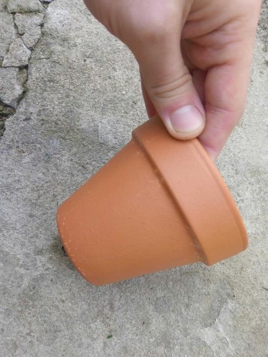 Doniczka donica ceglana gliniana ceramiczna 11cm 10szt donic