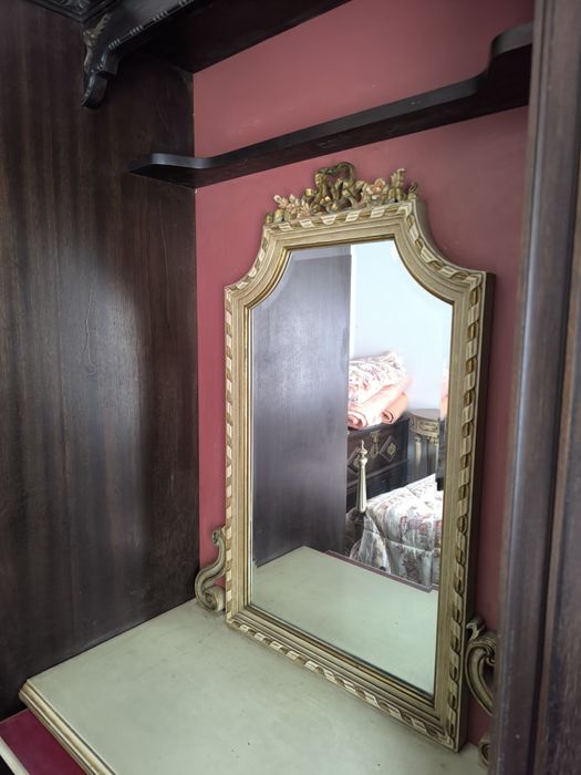 Mobília quarto Luís XVI + oferta 3 colchas + colchao. Ver medidas