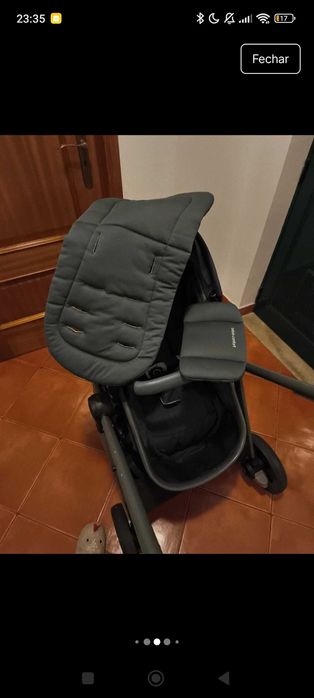 Trio Maxi Cosi Zélia com Ovo Rock com Isofix e carrinho de passeio