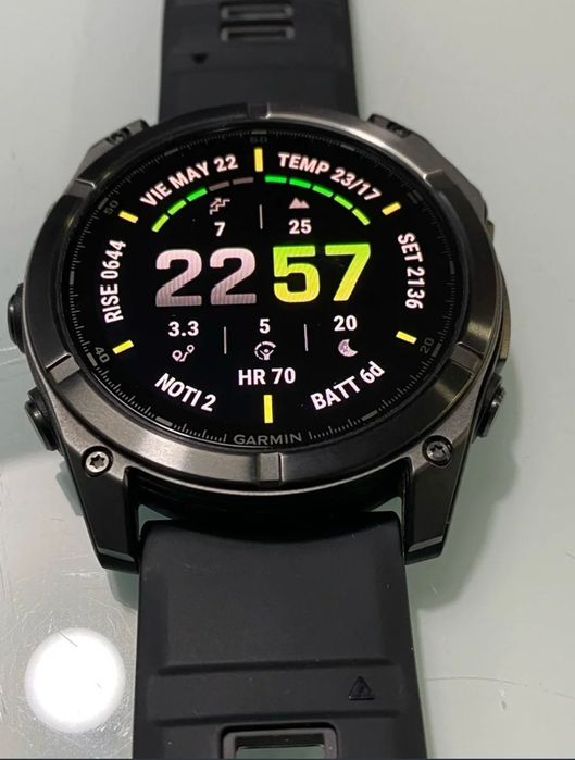 Garmin Fênix 8 51mm Titanium Safira
