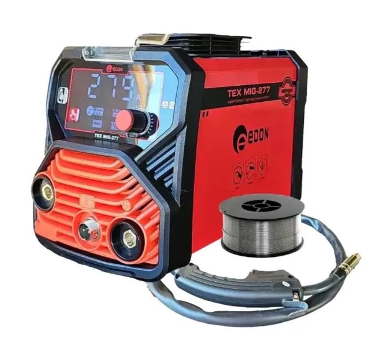 Зварювальний напівавтомат 3 в 1 EDON TEX MIG-277, 277G (газ/флюс)