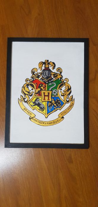 Quadro Harry Potter - Hogwarts Feito à mão