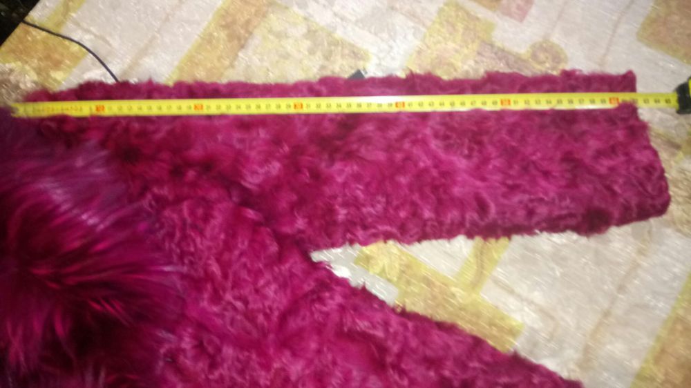 шуба с енота