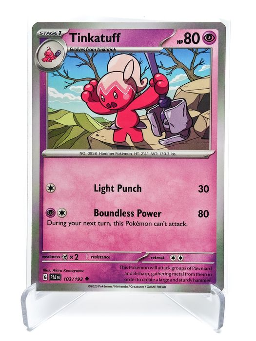 Tinkatuff 103/193 karta pokemon Paldea Evolved
