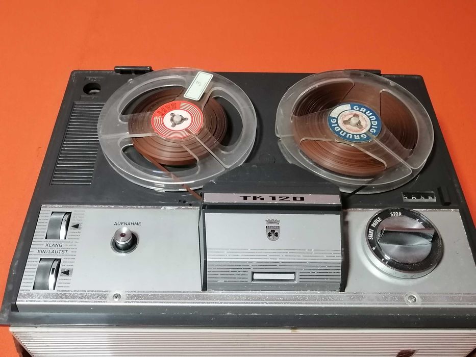 Radio de fita bobine gravador Grundig TK 120