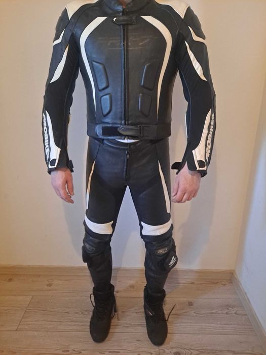 Kombinezon motocyklowy skórzany 2-częściowy Probiker rozmiar 48