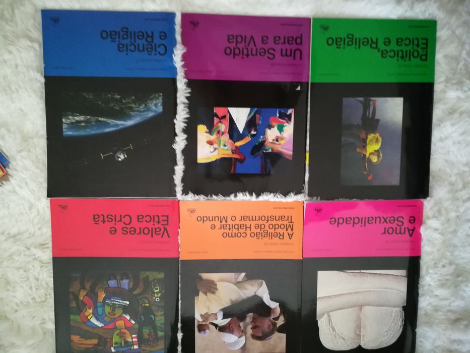 Sete Livros de Educação Moral e Religiosa 10, 11 e 12 ano todos