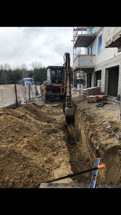 Montaż zewnętrznych instalacji wod-kan sanitarnych. Przylacza
