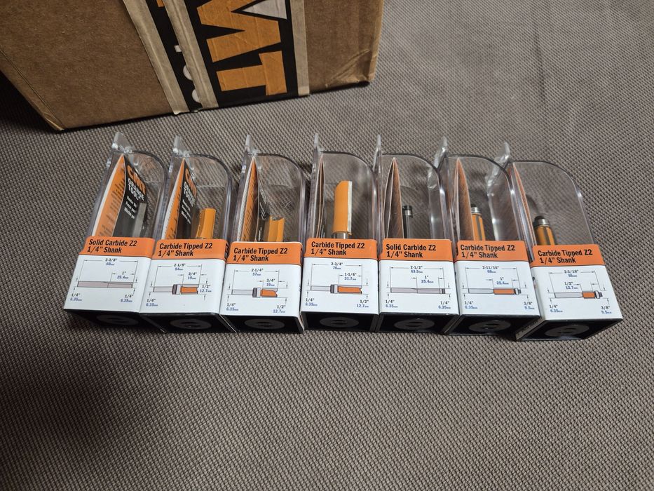 CMT Router bit фрезы для ручного фрезера Makita, DeWalt, Bosch фреза