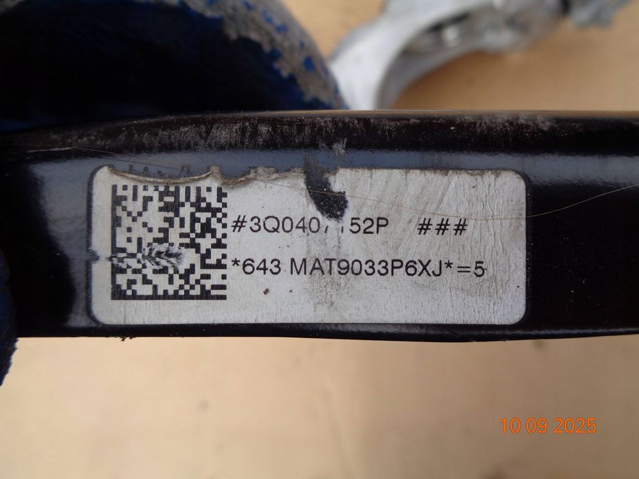 volkswagen passat b9 2025 r zwrotnica prawa 5wa407258c