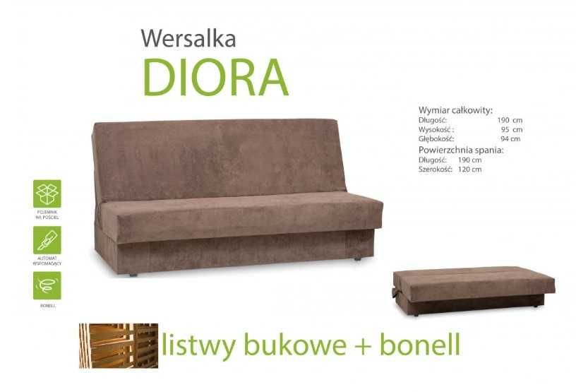 SPRZEDAM wersalkę DIORA bez boków Aston Brązowy w stanie bardzo dobrym