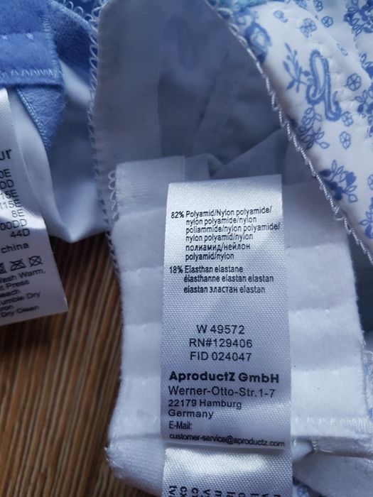 100E wäsche pur biustonosz stanik damski waschepur 2-pack 
Nowe 
Rozmi