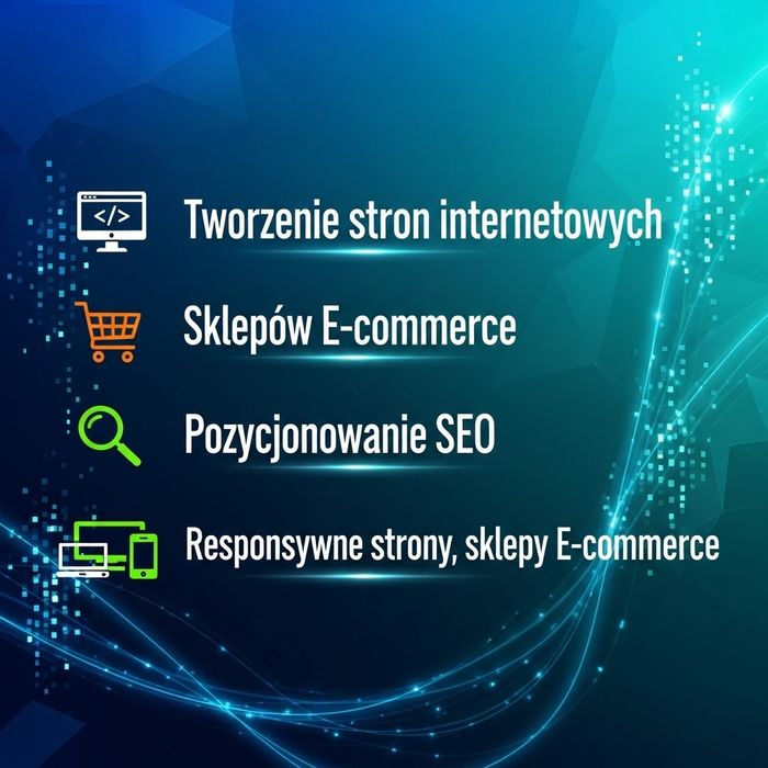 Tworzenie responsywnych stron internetowych, sklepów, pozycjonowanie.
