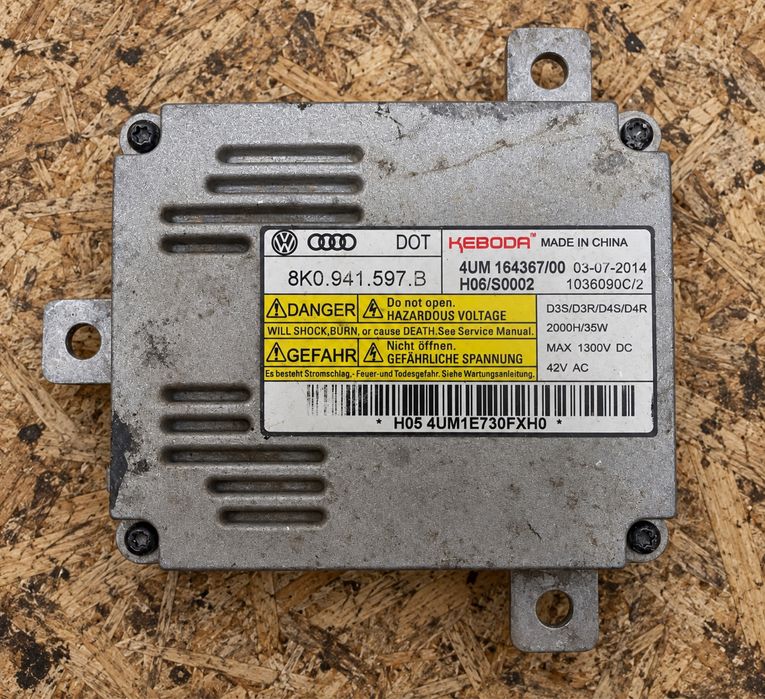 8K0941597B Блок розпалу ксенону.блок розжига ксенона audi volkswagen