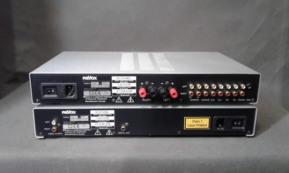 REVOX S25, REVOX S22,zestaw stereo