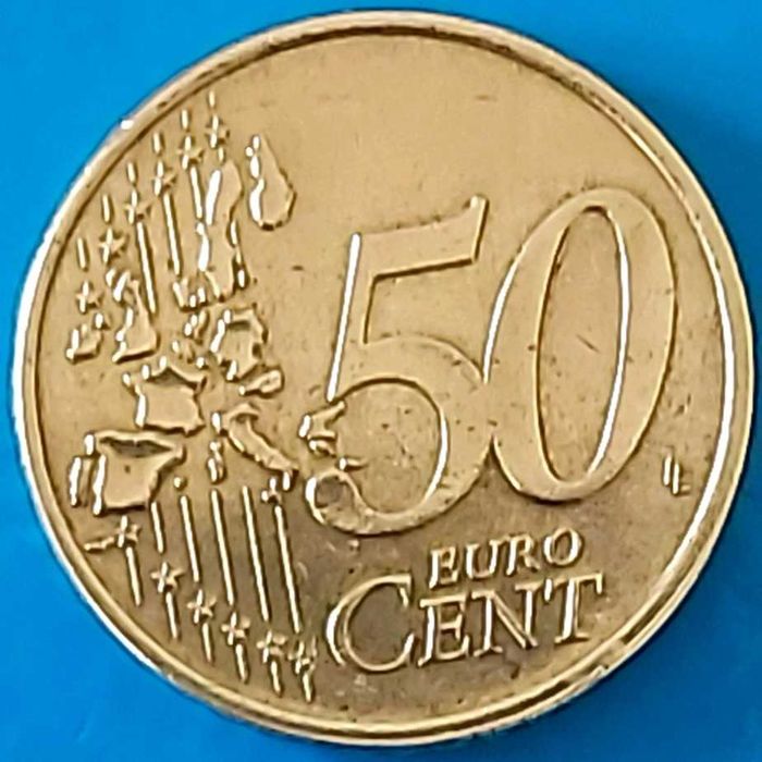 50 Cêntimos de 2001 dos Países Baixos
