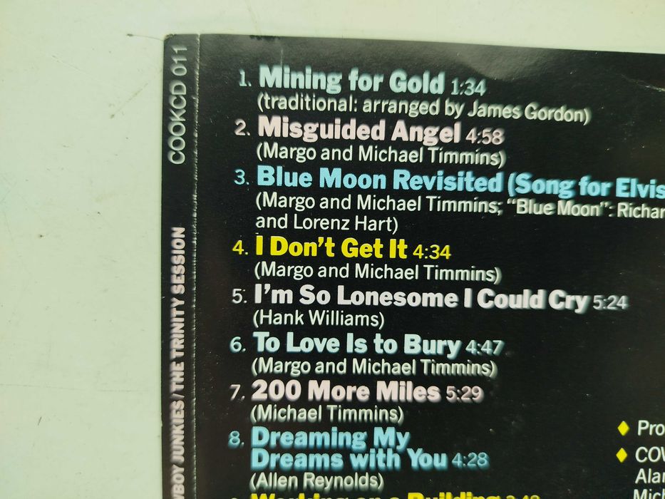 Okładka CD Cowboy Junkies The Trinity Session OP+OT bez płyty !!