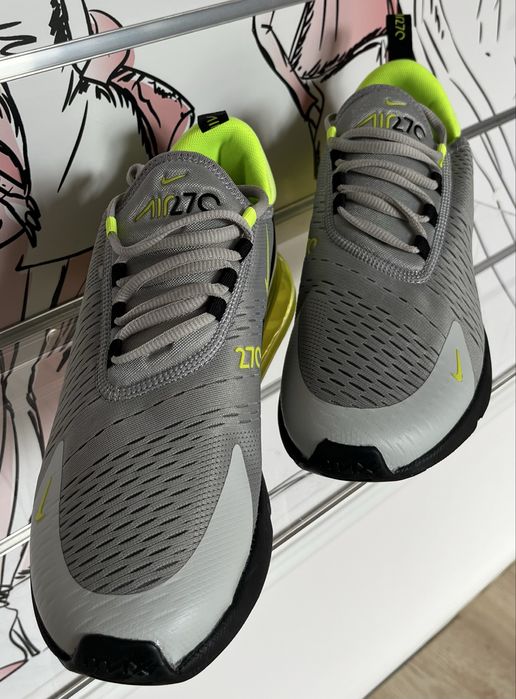 Nike Air Max 270 Wolf Grey/Volt  r43