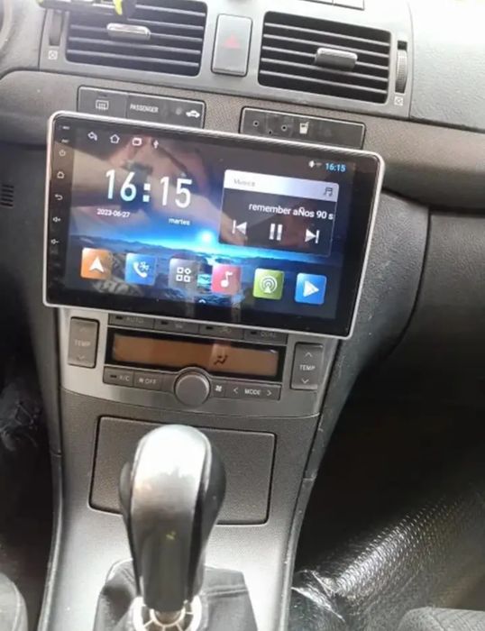 Rádio Android 14 com GPS Toyota Avensis T25 (Novo)