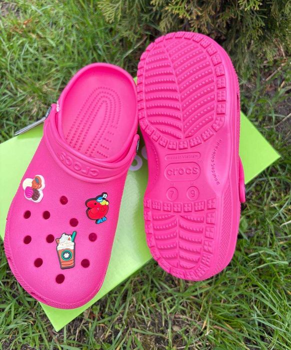 Крокси малинові Crocs жіночі оригінальні 36, 37, 38, 39 розмір