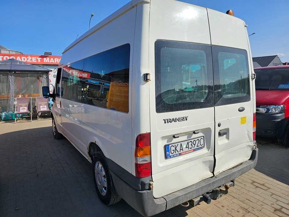 Ford Transit 2005r/pt do listopada/2.0diesel/86KM/9osobowy/1800kg hak