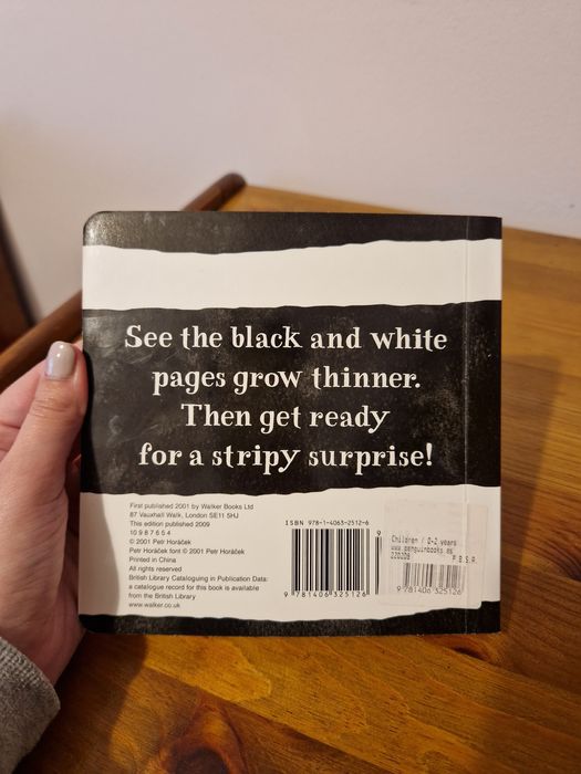 "What is black and white?"