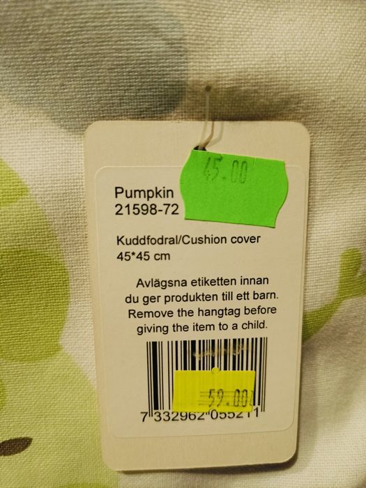 Poszewka na poduszkę 45x45