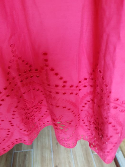 Sukienka KappAhl czerwona bawełna 38