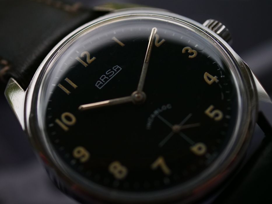 Arsa zegarek szwajcarski swiss made vintage piekny stary