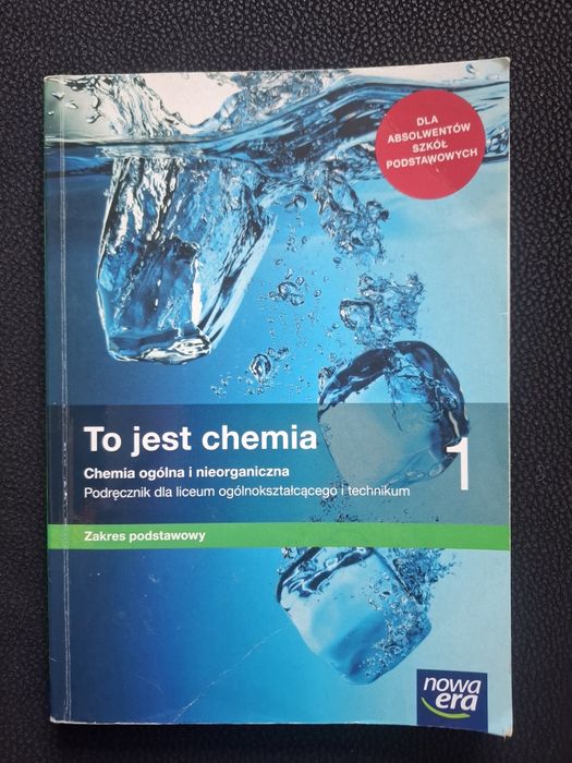 Podręcznik To jest chemia, klasa 1