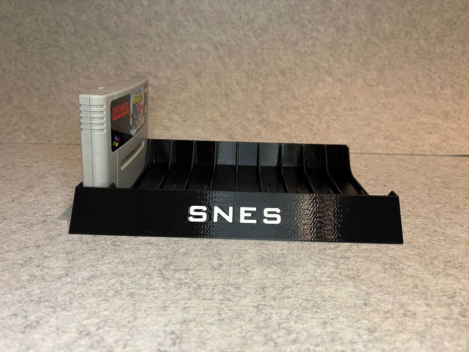 Stojak podstawka na 10 gier SNES Super Nintendo