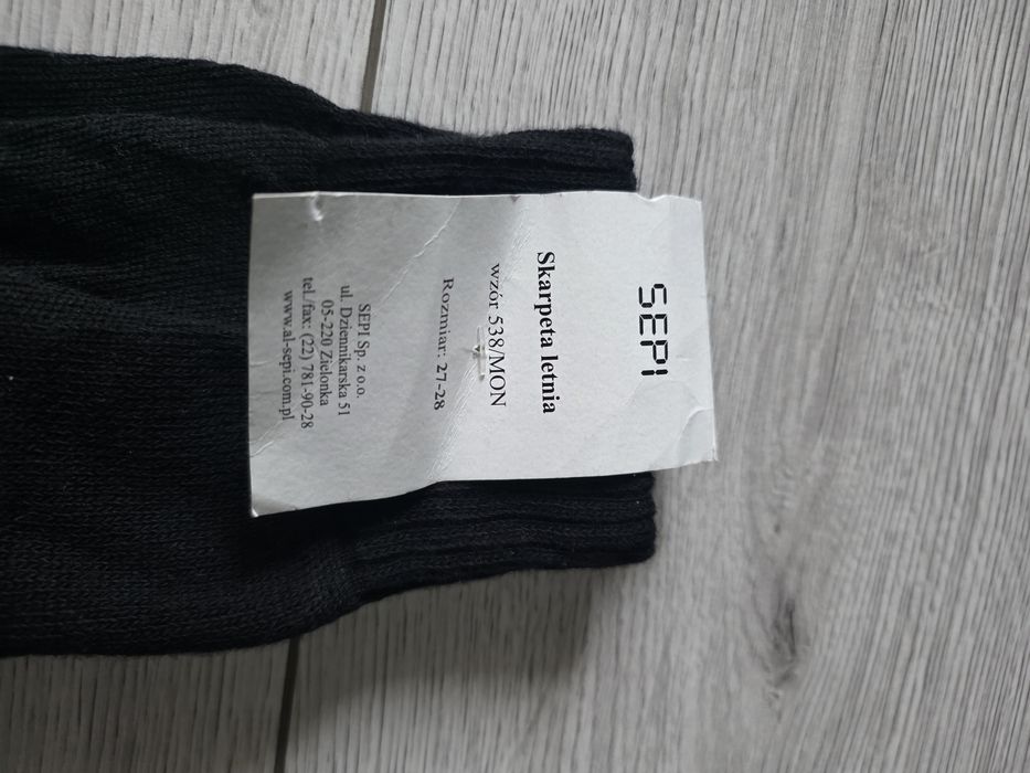 Skarpety letnie długie