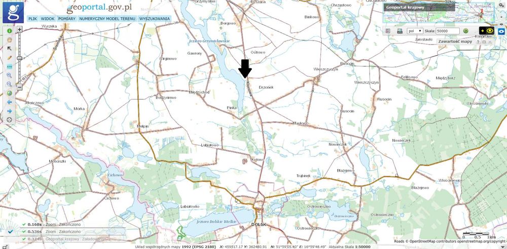 Działka z linią brzegową jeziora - WYNAJEM