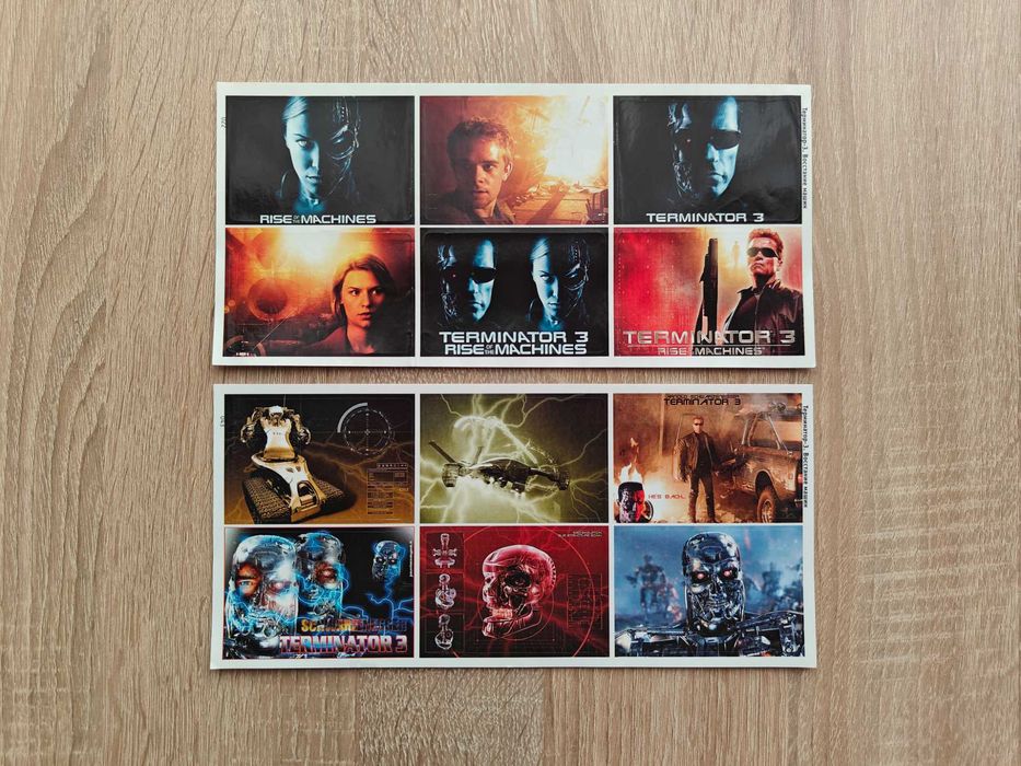 Наклейки Гаррі Поттер, Термінатор та автомобілі