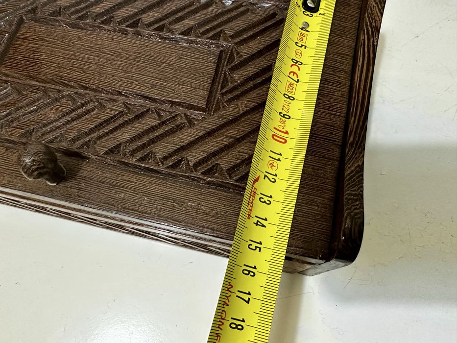 Caixa decorativa em madeira maciça de sucupira – artesanal e única