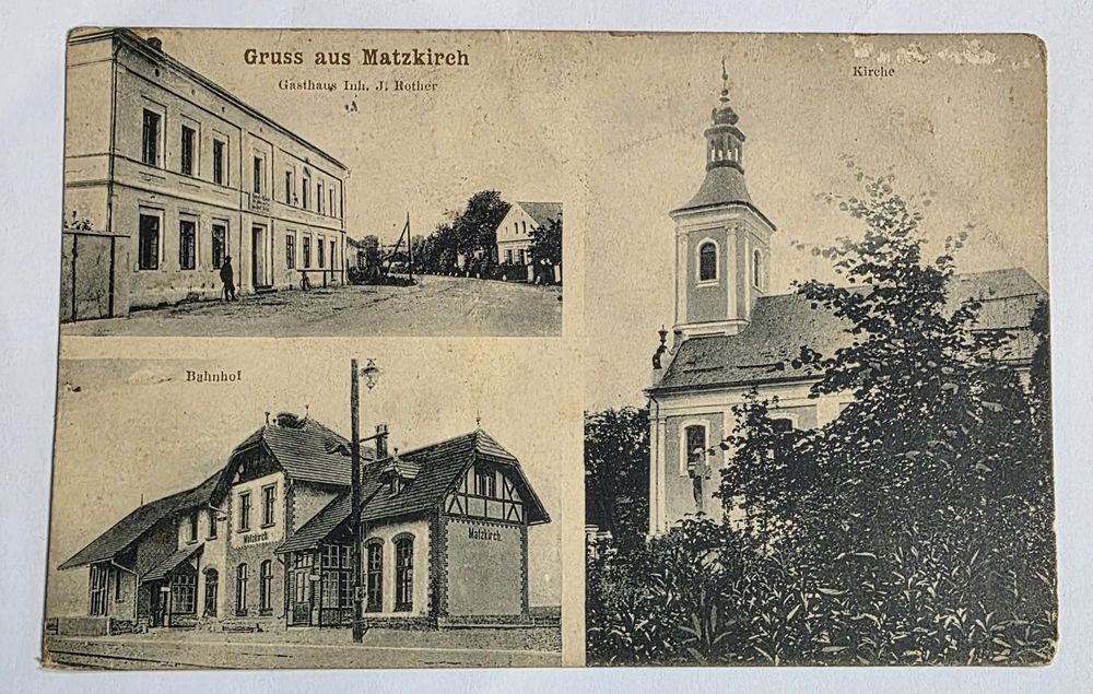 Przedwojenna Pocztówka  - Matzkirch, Maciowakrze