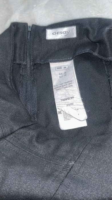 Czarny Komplet Garnitur ze spódniczką Orsay rozmiar 38 i 40