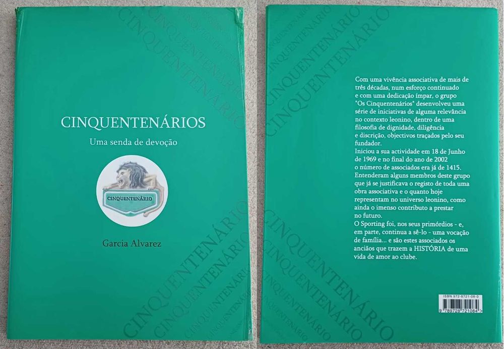 Livro- Cinquentenários Sporting, Uma Senda de Devoção, 1ª edição, 2003