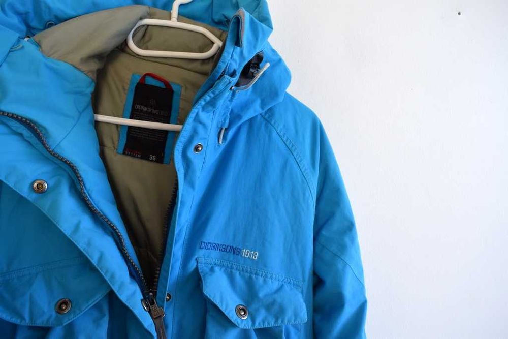 Didriksons kurtka parka niebieska 36 s m storm system