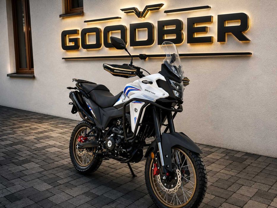 Duży motocykl Enduro Barton Rally 125 DUO chłodzony cieczą prawo jazdy B i A1 wtrysk szosowo turystyczny okazja jesienna