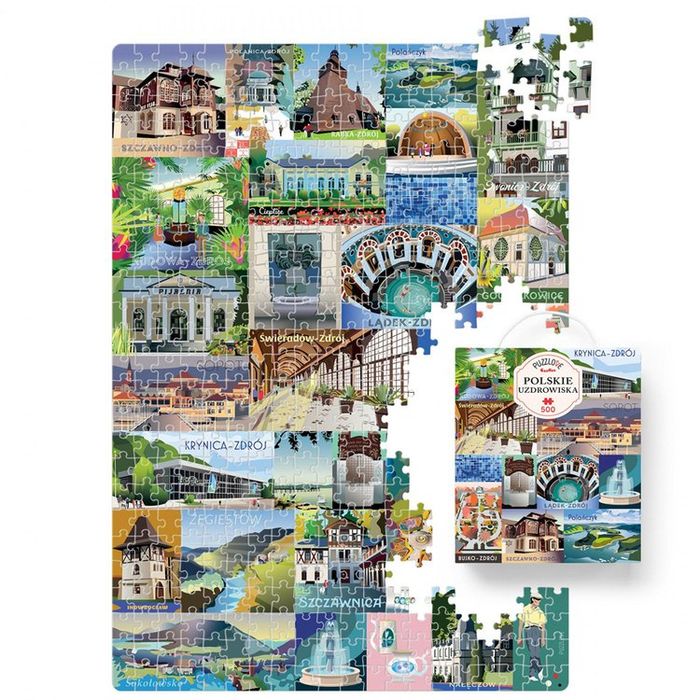 CzuCzu Puzzlove Polskie uzdrowiska 500 elementów ZA6109
