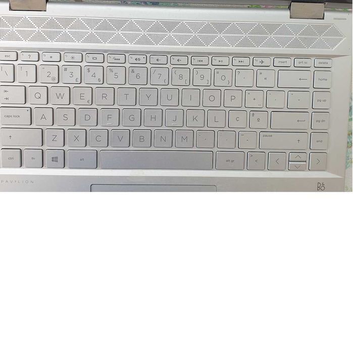 teclado HP Pavilion x360-14m com respetiva carcaça