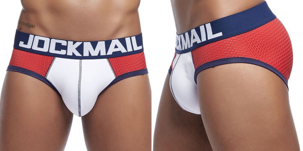 Męskie siateczkowe slipy na lato oddychające JOCKMAIL - XXL
