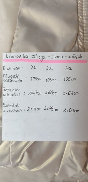 Złota kamizelka taliowana, polyskująca. Hit