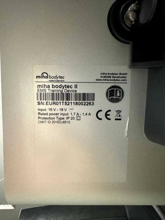 MihaBodytec EMS Kompletny oryginalny sprzęt, stan idealny